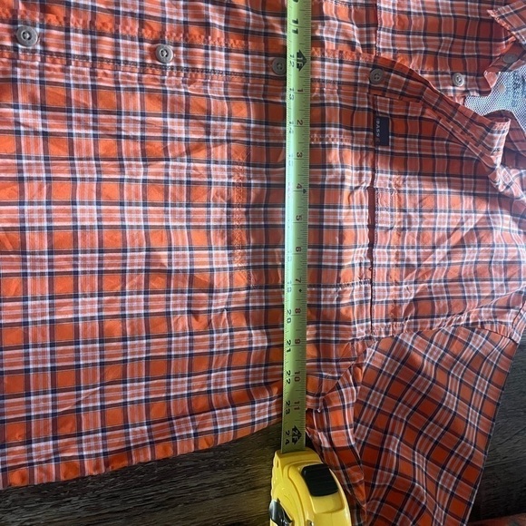 2/40$Bass short sleeve orange shirt size large - Picture 6 of 7